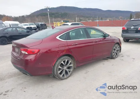 2015 Chrysler 200 C из США, поврежденный, VIN 1C3CCCEG9FN589559